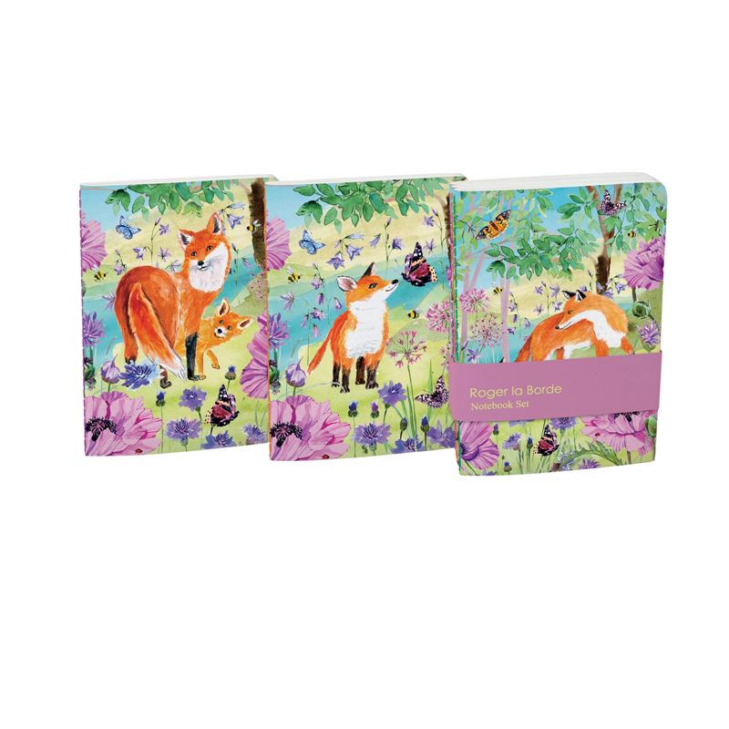 Sunny and Wild Set of 3 A6 Notebooks