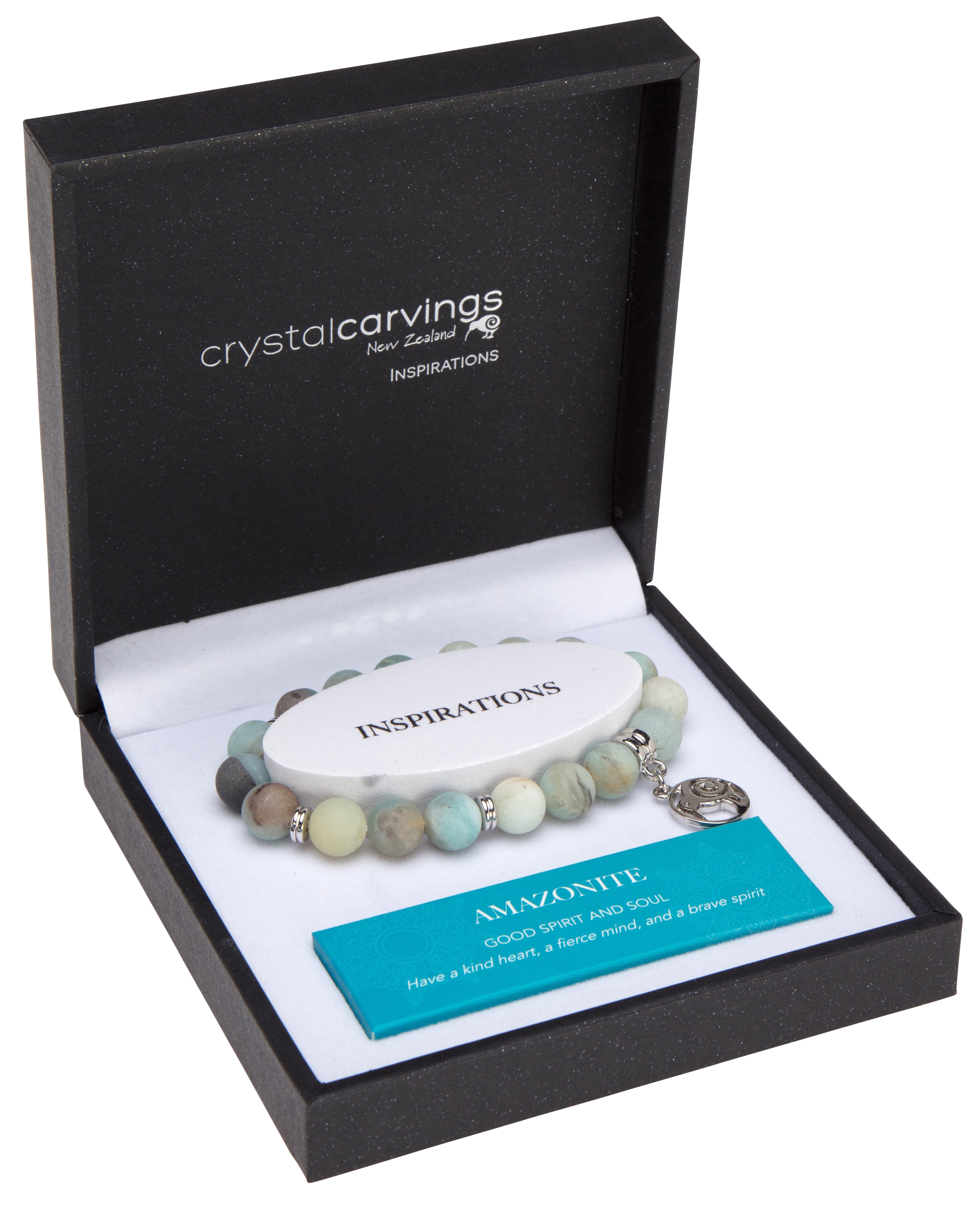 Kiwi Charm Bracelet Amozonite