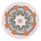 Amber Garden Tulips Ceramic Coaster