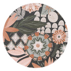 Amber Garden Collage Ceramic Coaster