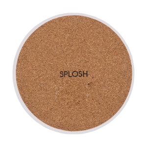 Amber Garden Pattern Ceramic Coaster