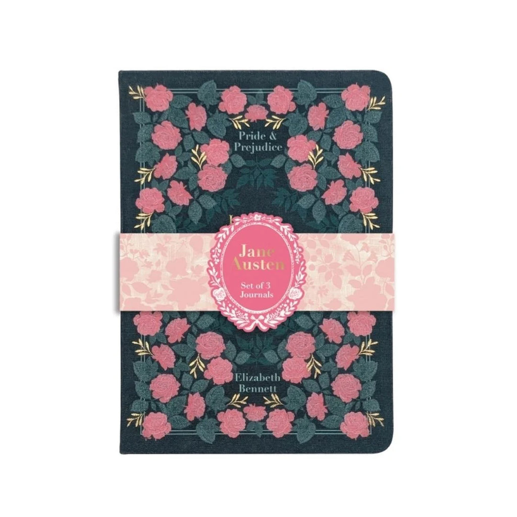 Reading Room Jane Austen B6 Notebooks Set of 3