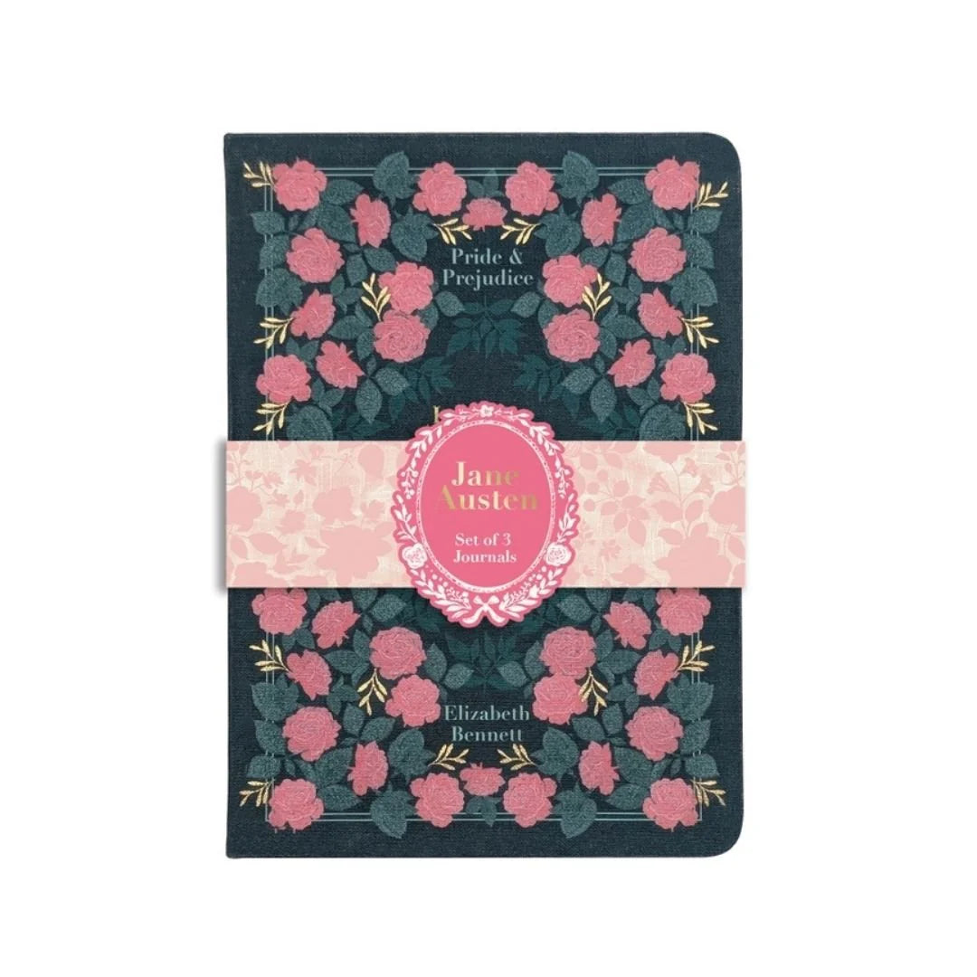 Reading Room Jane Austen B6 Notebooks Set of 3