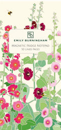 Hollyhocks Magnetic Note Pad
