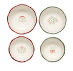 Camelia Set of 4 Stoneware Nesting Bowls