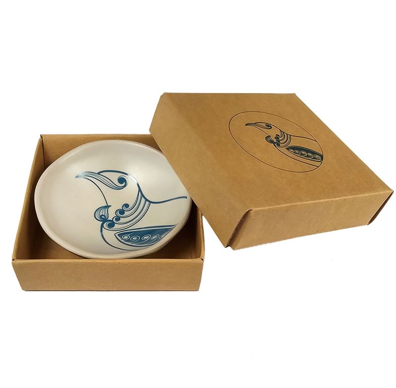 Gc Tui Teal on White 7cm Porcelain Bowl