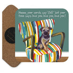 Assorted 'Little Dog Laughed' Drink Coasters