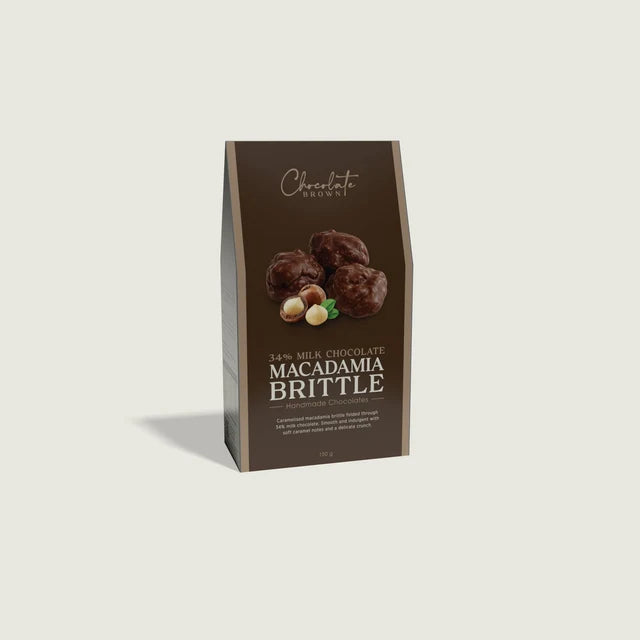Artisan Chocolate Drops Macadamia Brittle 34% Milk
