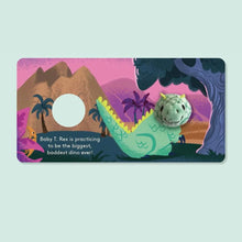 Load image into Gallery viewer, Baby T Rex Finger Puppet Book