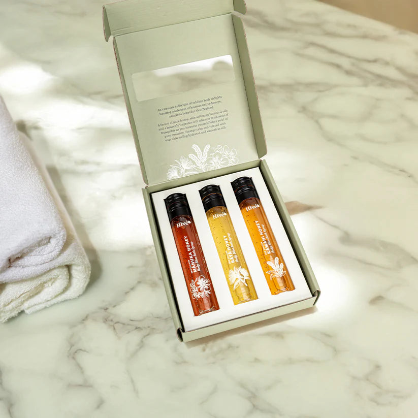 Hive 175 Bath Syrups Set of 3 Boxed
