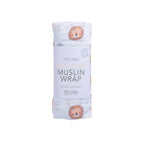 Baby Lion Muslin Wrap