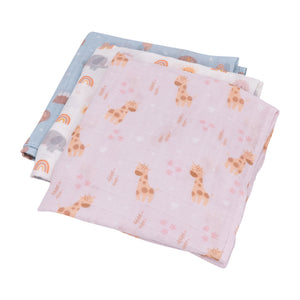 Baby Giraffe Muslin Wrap