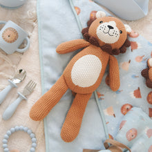 Load image into Gallery viewer, Baby Lion Knitted Toy