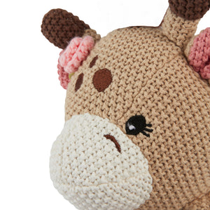 Baby Giraffe Knitted Toy