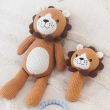 Load image into Gallery viewer, Baby Lion Knitted Rattle