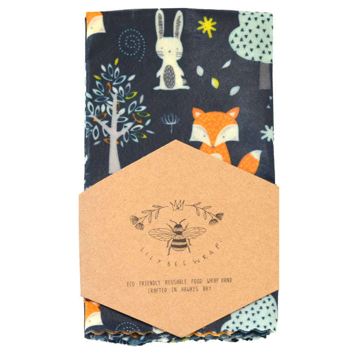 Fox on the Run Large Beeswax Wrap