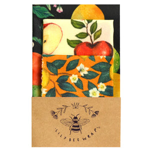 Orchard Ripe Set of 3 Beeswax Wraps