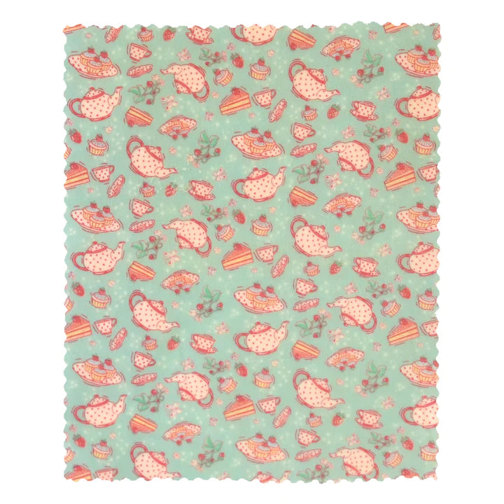 Mint Tea At Three Small Beeswax Wrap