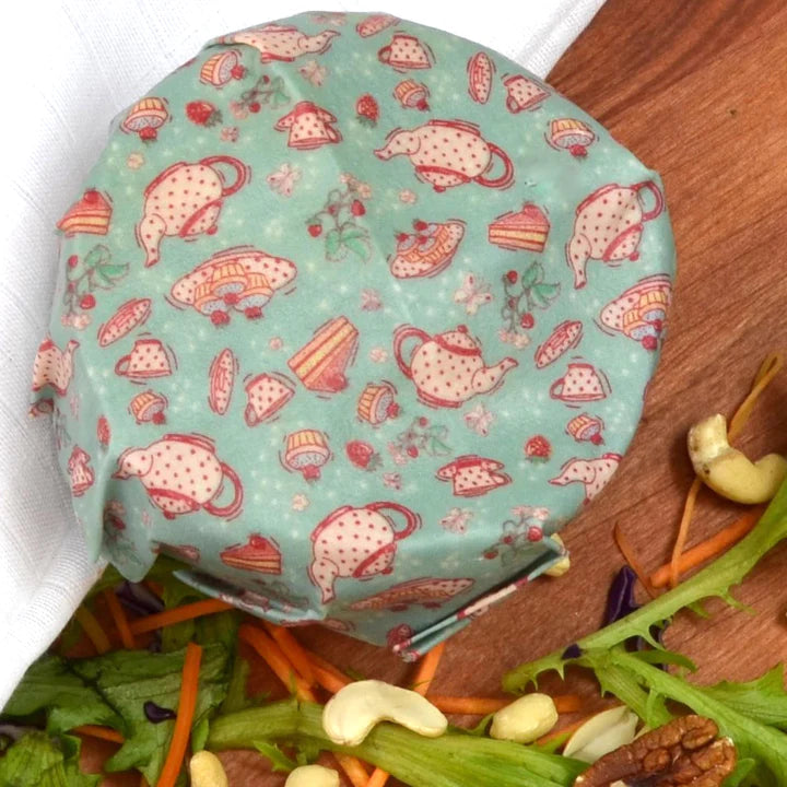 Mint Tea At Three Small Beeswax Wrap