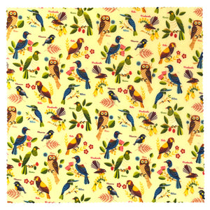 Morepork and Friends XL Beeswax Wrap