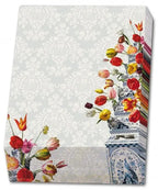 Noteblock Flower Still Life w/Tulips Vase Roman Reisinger