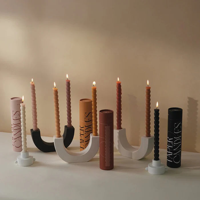 Paddywax Taper Candles Red 4pack