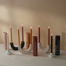 Load image into Gallery viewer, Paddywax Taper Candles Gold 4pack