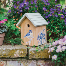 Load image into Gallery viewer, Wrendale Birdhouse 25mm Bluetit