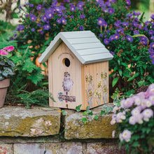 Load image into Gallery viewer, Wrendale Birdhouse 32mm Sparrow