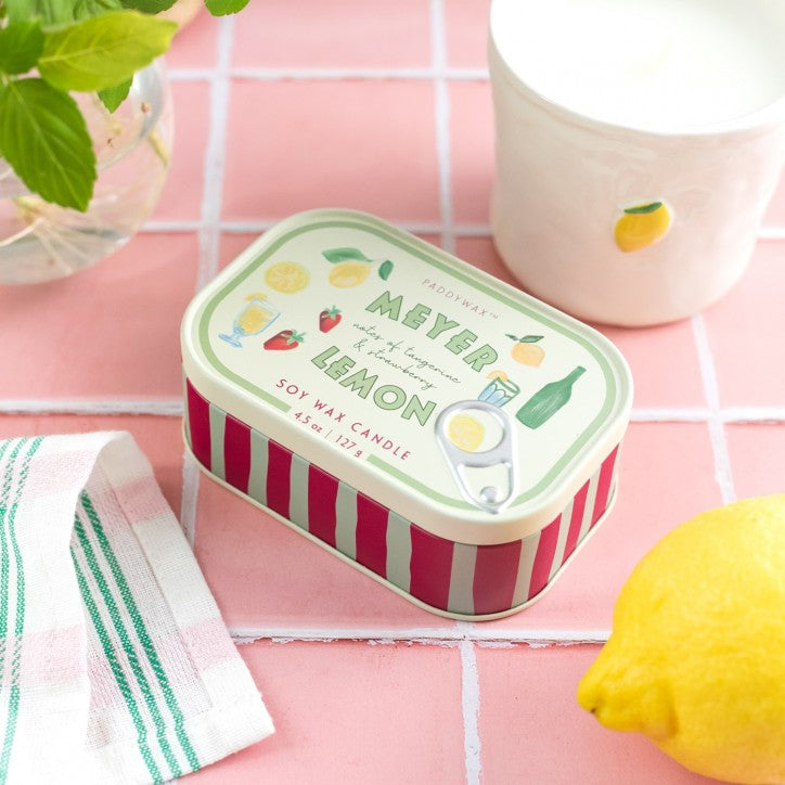 Meyer Lemon Bistro Tin Candle