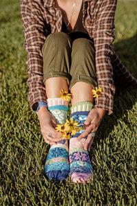 Hummingbird Adult Crew Solmate Sock