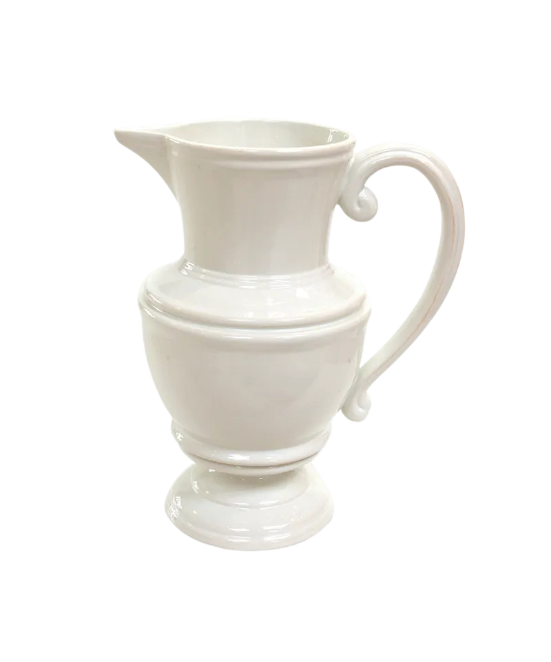 Large White Pitcher 28cm