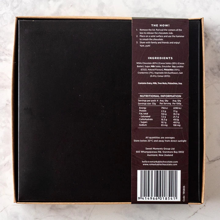 Remarkables Smash Bark Pistachio & Cranberry