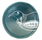 Gc Tui White on Teal 7cm Porcelain Bowl