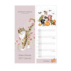 Wrendale Feline Friends Slim 2027 Calendar