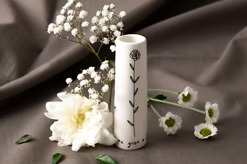 Thank you for Helping Bud Vase