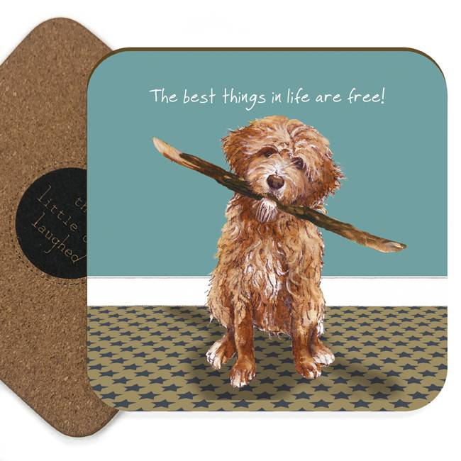 Assorted 'Little Dog Laughed' Drink Coasters