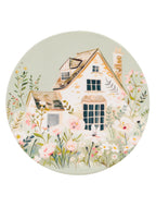 Cottage Grove Green Cottage Ceramic Coaster
