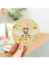 Load image into Gallery viewer, Cottage Grove Bee Ceramic Coaster
