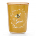 Bumble Bees Bamboo Canister Mustard