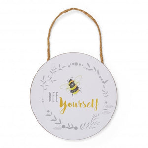 Bumble Bee Bee Yourself Round Plaque