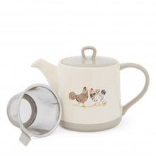 Load image into Gallery viewer, Hen House Lane Tea Pot with Infuser