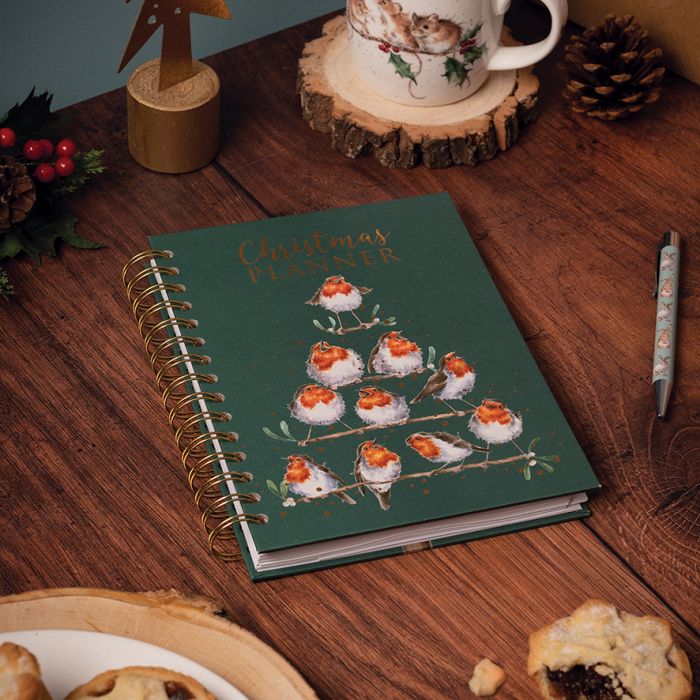 Wrendale Christmas Planner Rockin Robins