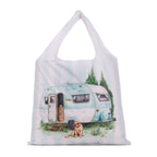Caravan Blue Foldable Shopping Bag