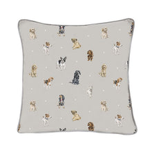 Load image into Gallery viewer, Wrendale Cushion Treat Time Dogs