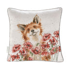 Wrendale Cushion Poppy Fox