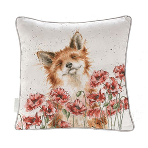 Wrendale Cushion Poppy Fox
