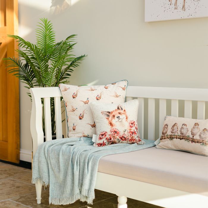 Wrendale Cushion Poppy Fox