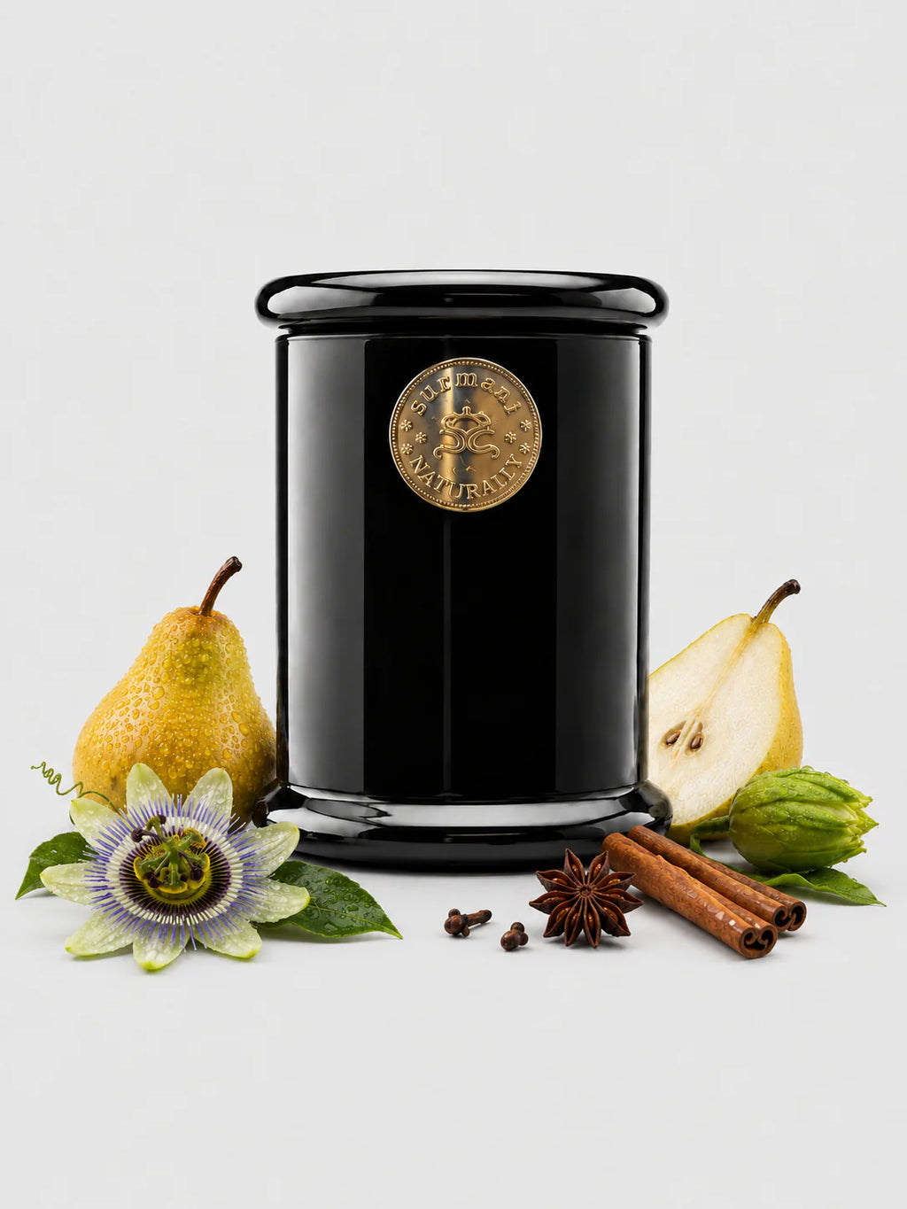 Pear & Passionflower Long Burning Organic Coconut Wax Candle