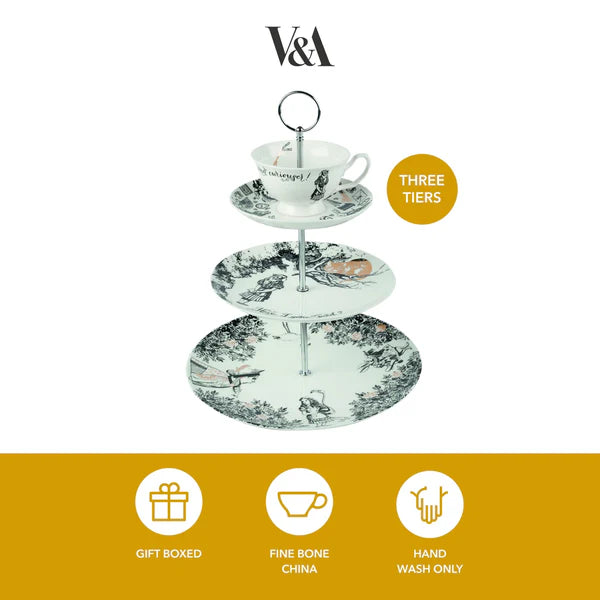 V&A Alice Cake Stand 3 Tier
